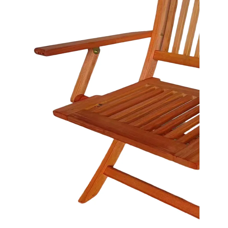 Foldable Patio Dining Set, Folding Chairs, Indoor And Outdoor Universal (Set of 4) - Teak