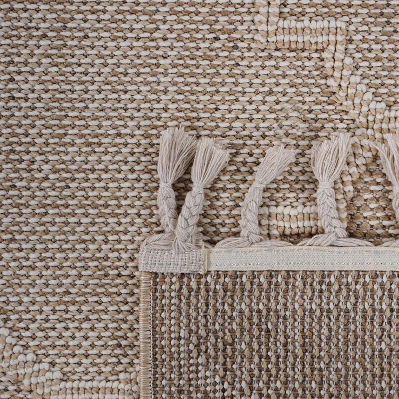 Guros - 8\' x 10\' Trellis Indoor / Outdoor Area Rug - Cream