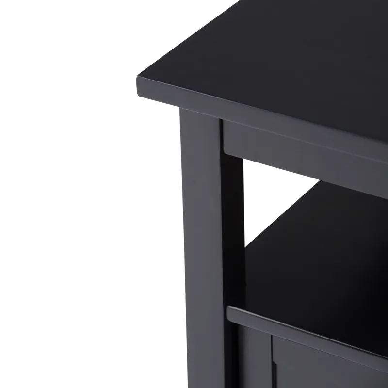 Warm Shaker - End Table - Black