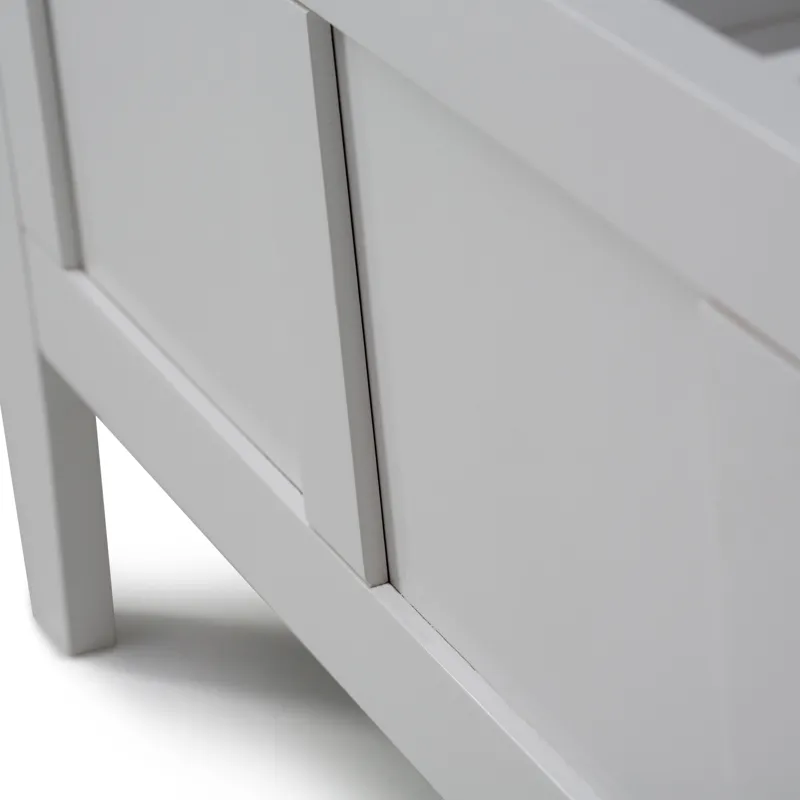 Brooklyn - Entryway Storage Bench - White