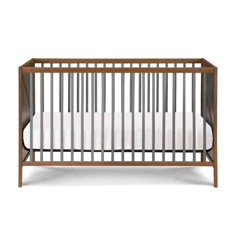 Pixie Zen - 3-in-1 Crib - Walnut/Charcoal