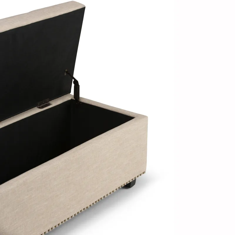 Hamilton - Storage Ottoman - Natural
