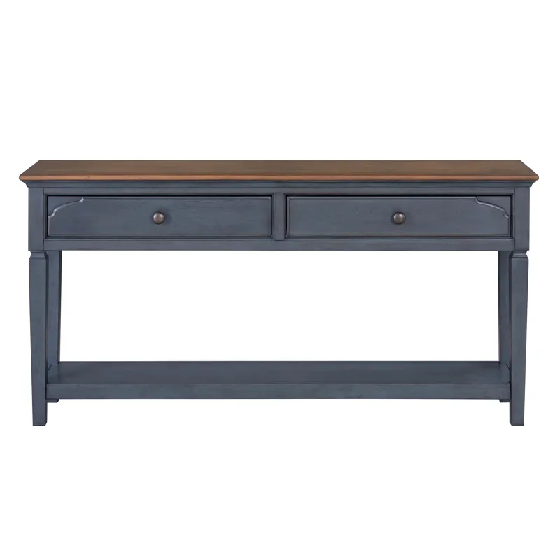 Americana - Sofa Table - Corduroy Blue