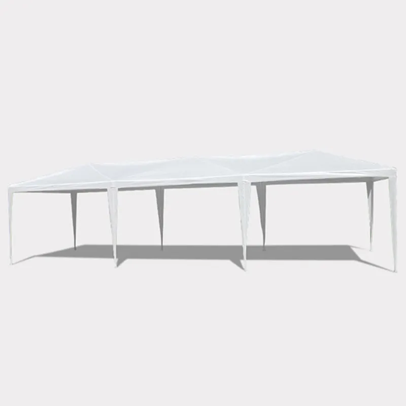 10X30\' Wedding Party Canopy Tent Outdoor Gazebo With 5 Removable Sidewalls - White