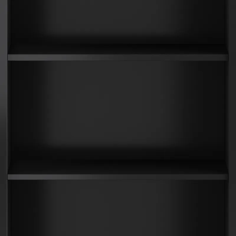 Amherst - 5 Shelf Bookcase - Black