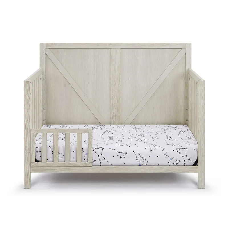 Barnside - 4-in-1 Convertible Crib - Washed Gray