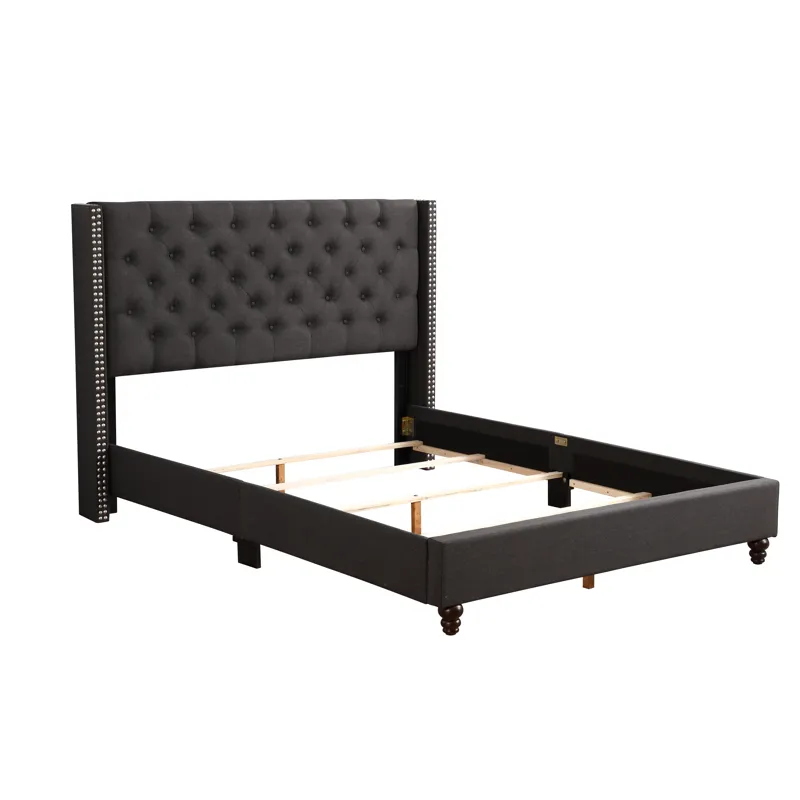 Julie - G1906-FB-UP Full Upholstered Bed - Black