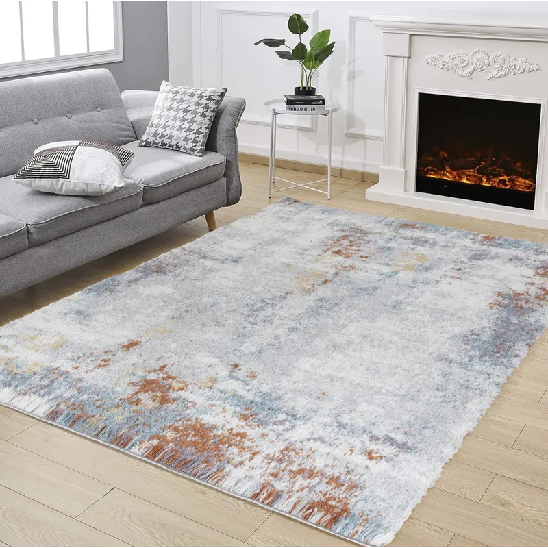 Loft Shag - GC_CZY1010 Multi 5\' x 7\' Shaggy Area Rug