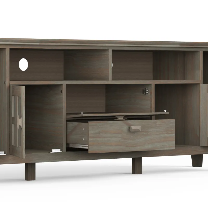 Artisan - 72\" TV Media Stand - Distressed Grey