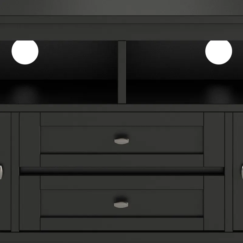 Warm Shaker - 72" TV Media Stand - Black