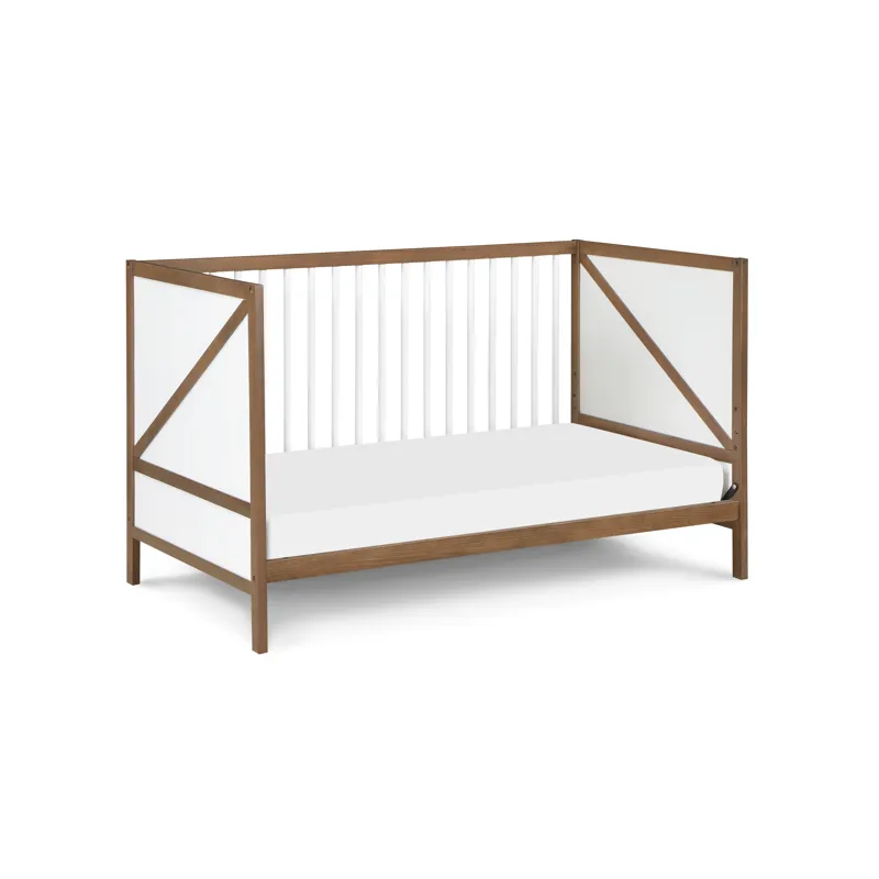 Pixie Zen - 3-in-1 Crib - Walnut/White