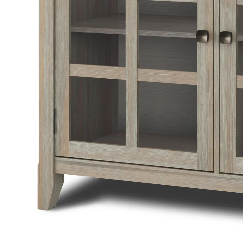 Acadian - Wide Storage Cabinet - Distressed Grey