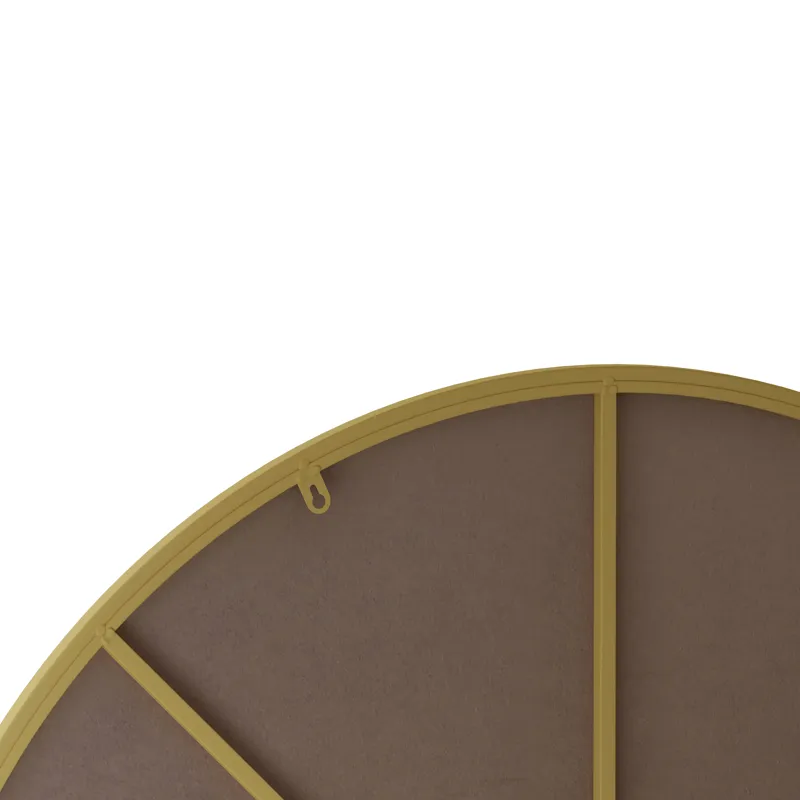 Wall Mirror Circular Mirror Metal Framed Mirror Round Vanity Mirror Dressing Mirror, For Bathroom, L