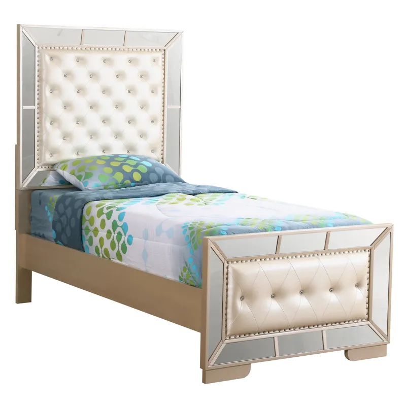 Hollywood Hills - G8100A-TB Twin  Bed - Pearl