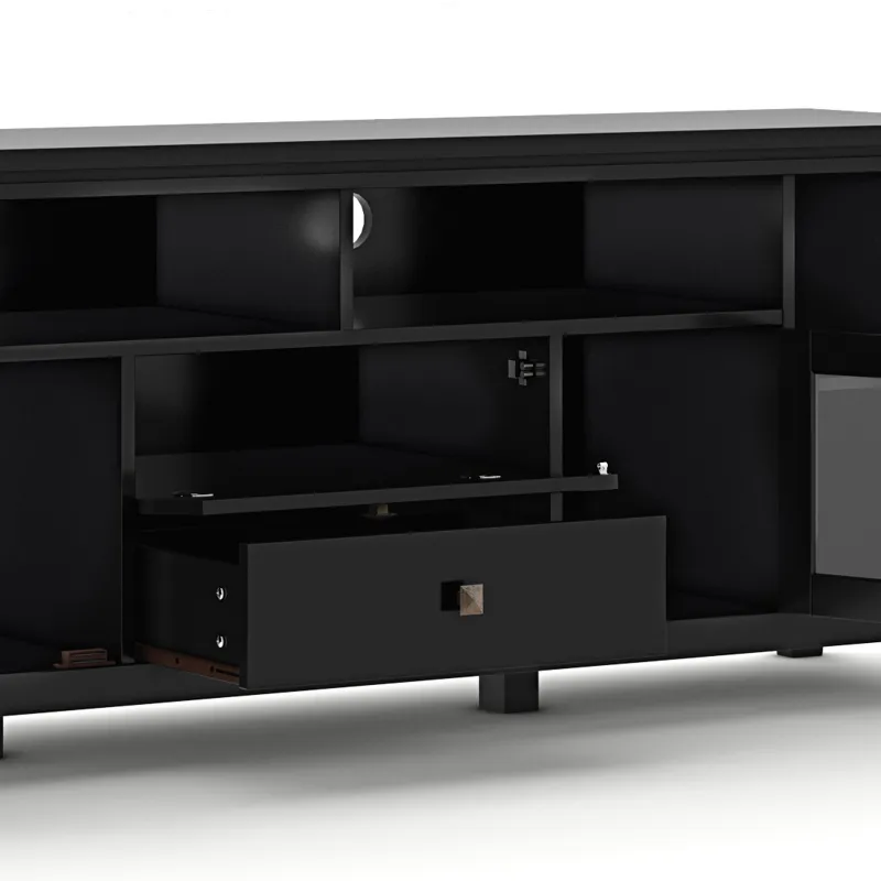 Cosmopolitan - 72" Wide TV Media Stand - Black