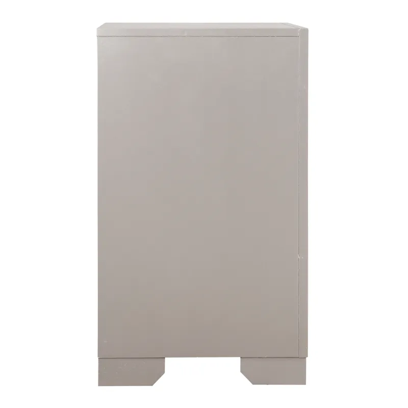 Alana - Nightstand - Silver Champagne