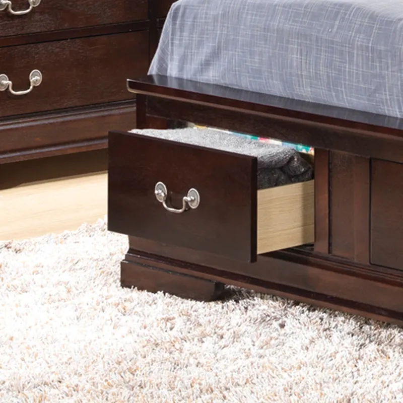 Louis Phillipe - G3125D-TSB2 Twin Storage Bed - Cappuccino