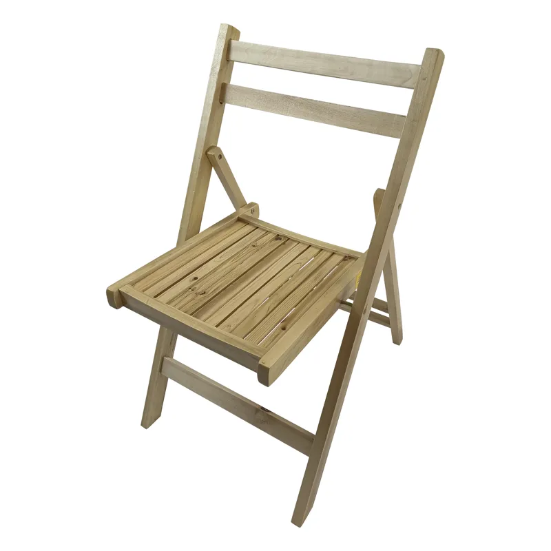 Folding Special Event Chairs, Foldable Style (Set of 4) - Wood