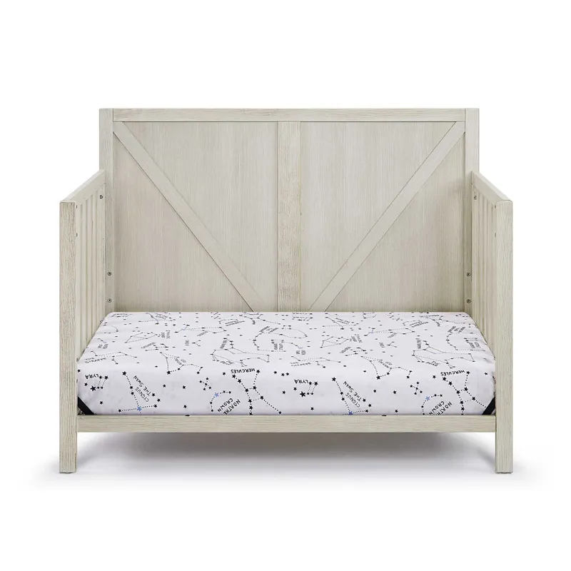 Barnside - 4-in-1 Convertible Crib - Washed Gray