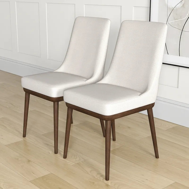 Kate - Mid-Century Modern Dining Chair (Set of 2) - White