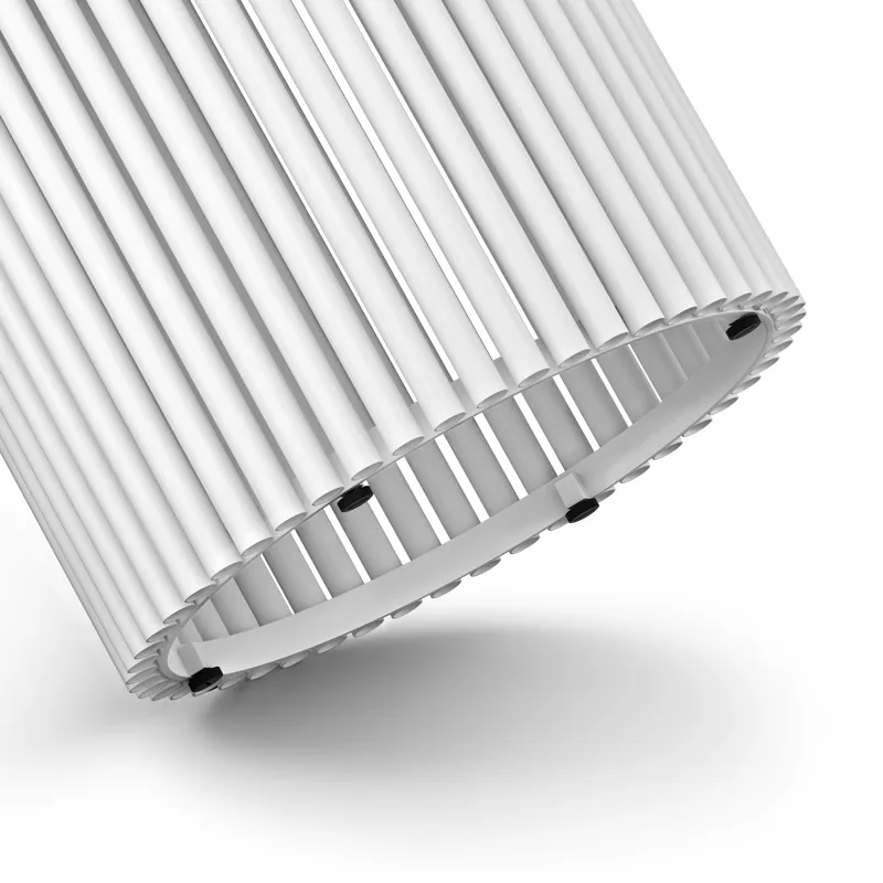 Demy - Metal and Wood Accent Table - Natural / White