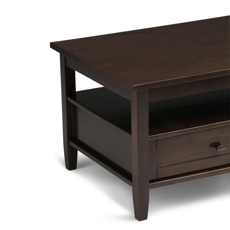 Warm Shaker - Coffee Table - Tobacco Brown