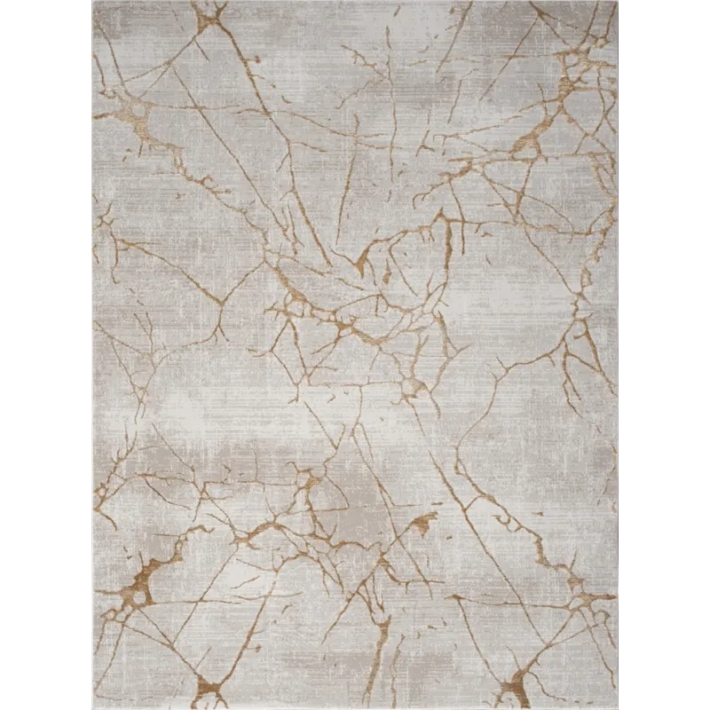 Elegance - GC_CNC6004 Gold 2\' x 3\' Area Rug