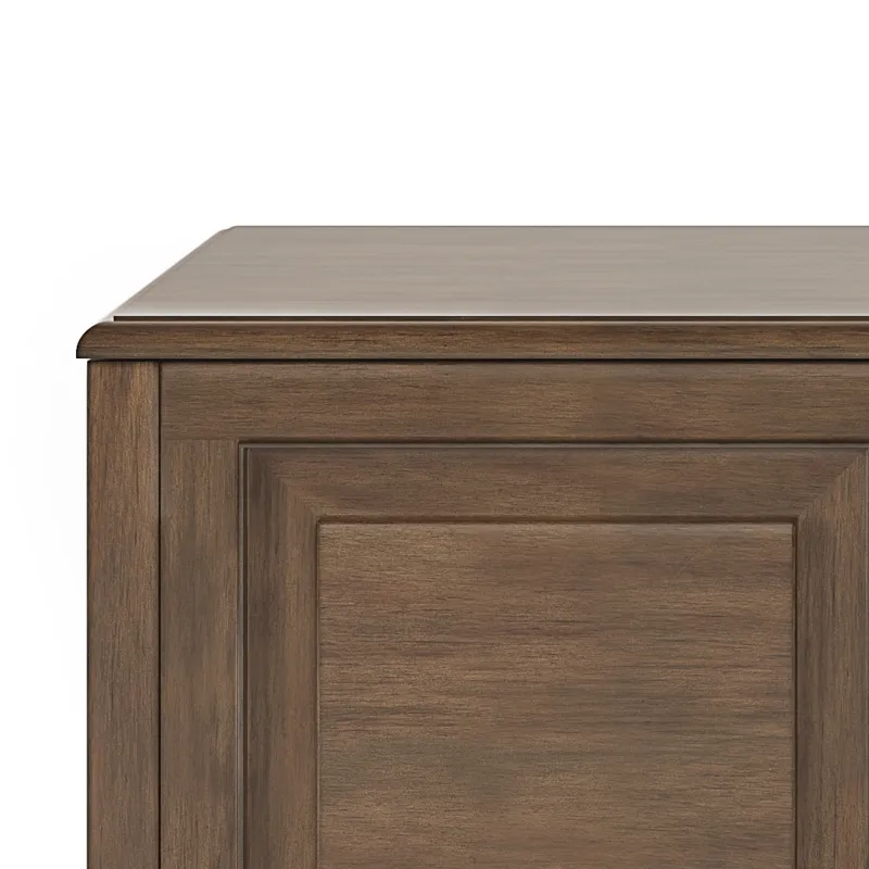 Connaught - Storage Bench Trunk - Natural Aged Brown