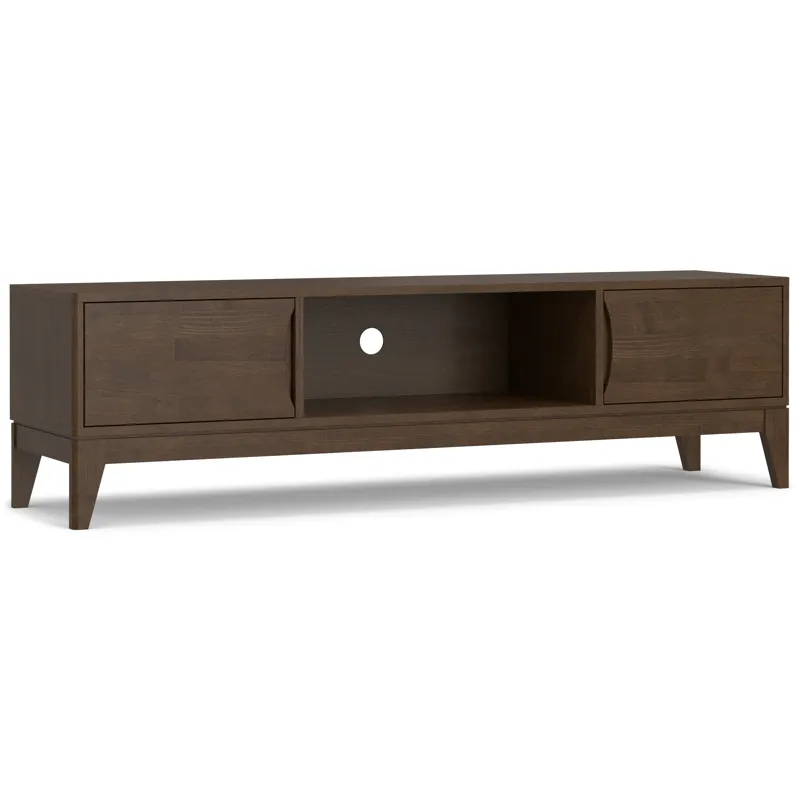 Harper - 72\" Low TV Media Stand - Walnut Brown