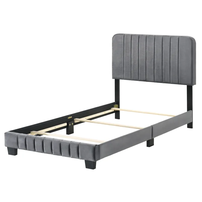 Lodi - G0408-TB-UP Twin Bed - Gray