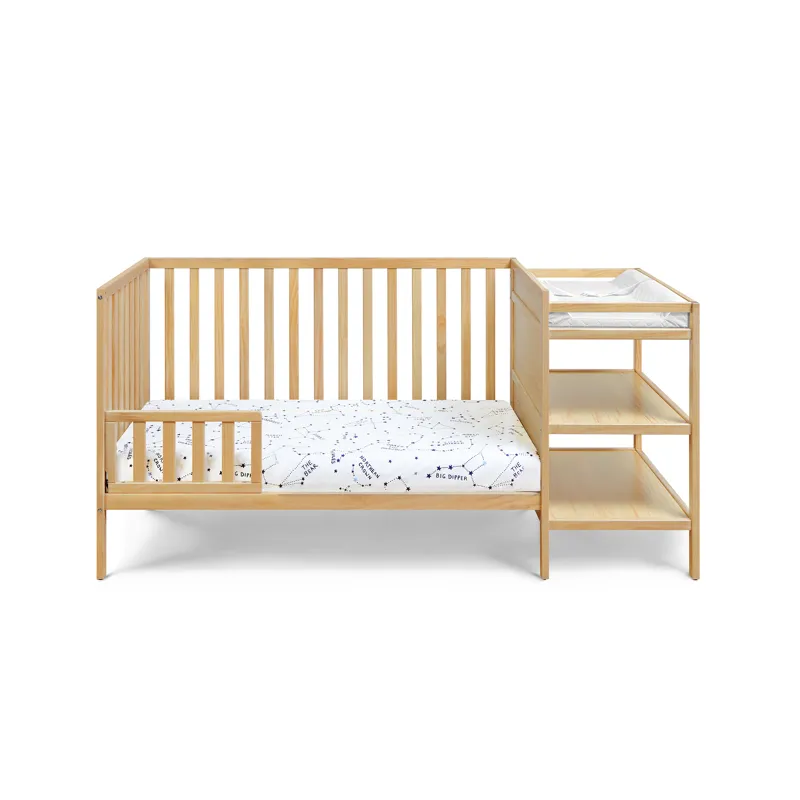 Palmer - 3-in-1 Convertible Crib / Changer Combo - Natural