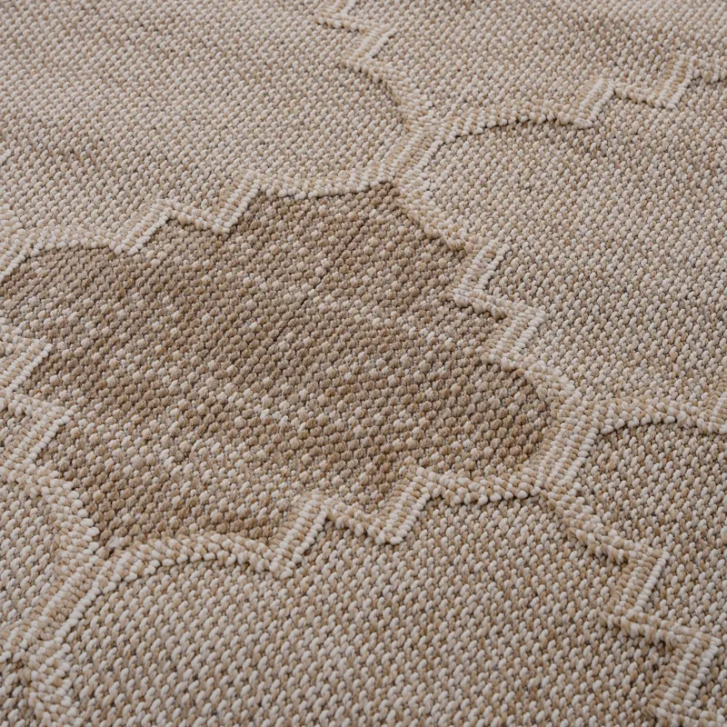 Guros - 8\' x 10\' Trellis Indoor / Outdoor Area Rug - Cream