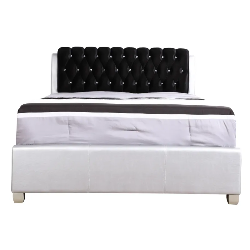 Marilla - G1503C-KB-UP King Bed - Silver