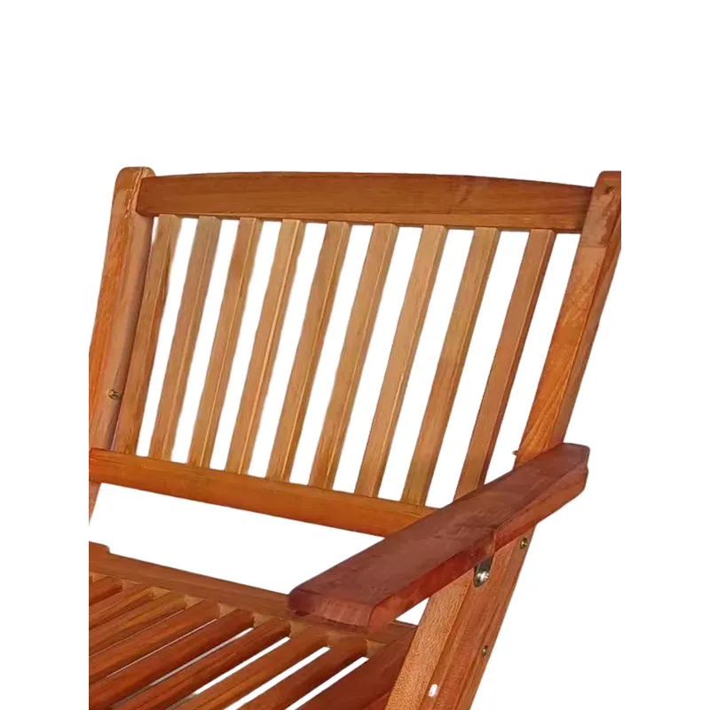 Foldable Patio Dining Set, Folding Chairs, Indoor And Outdoor Universal (Set of 4) - Teak