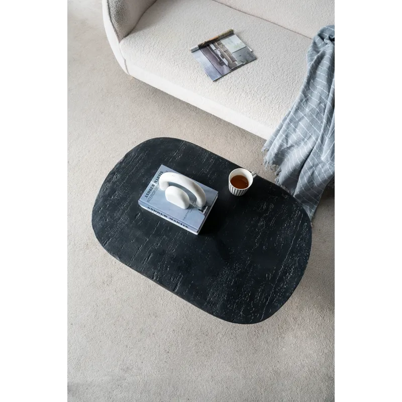 Oval Coffee Table - Black