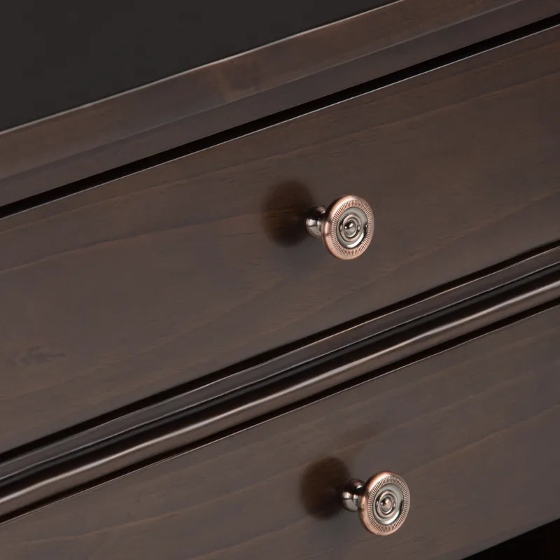 Carlton - Bedside Table - Dark Tobacco Brown