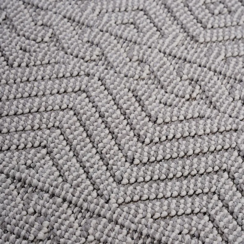Guros - 4\' x 6\' Geometric Indoor / Outdoor Area Rug - White
