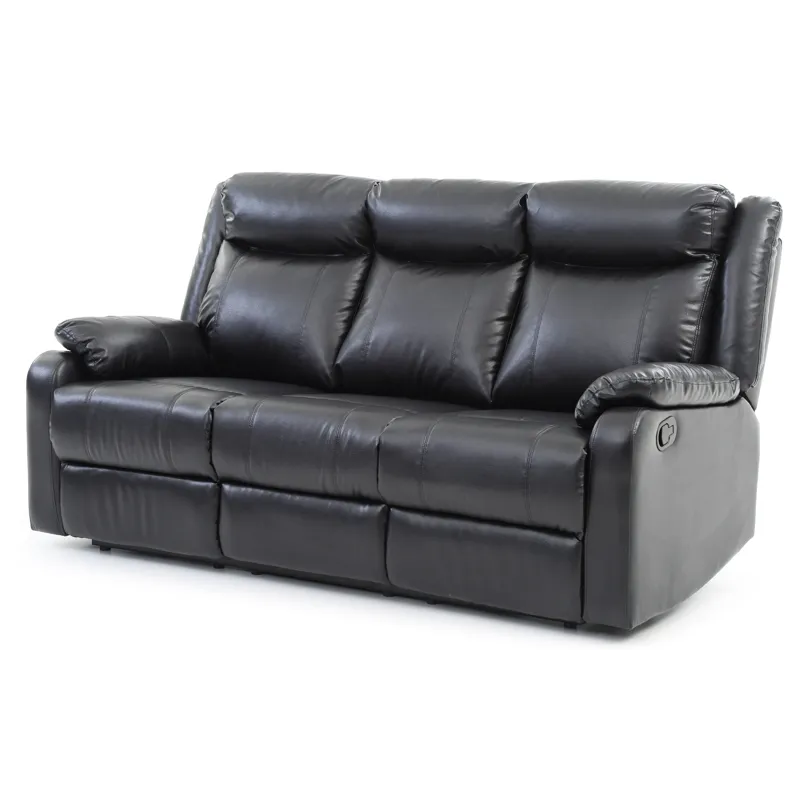 Ward - G761A-RS Double Reclining Sofa - Black