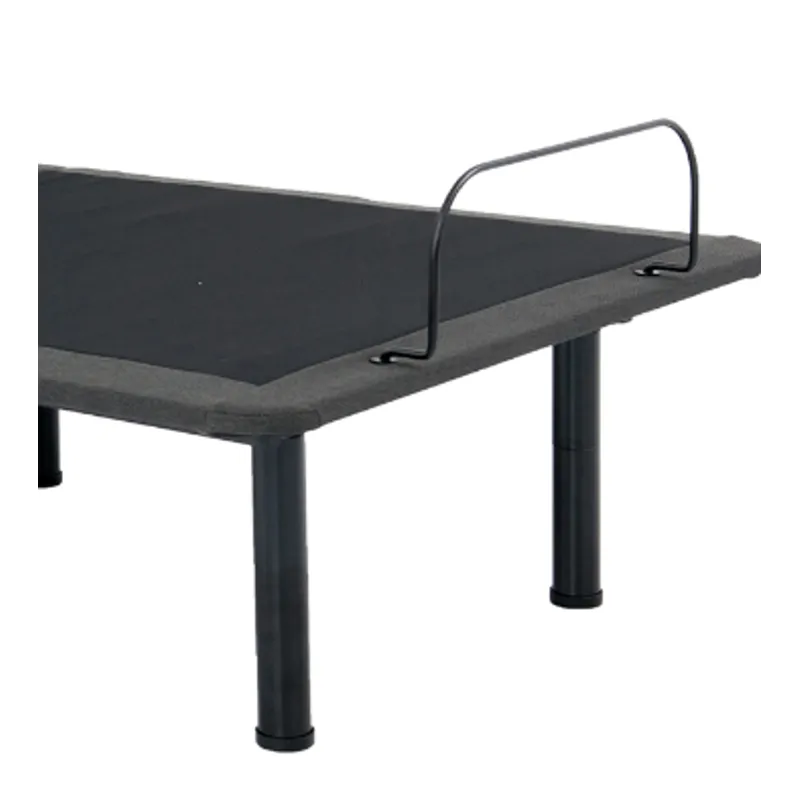 Twin Long Size Adjustable Bed Frame With Voice Activated Controls - Black