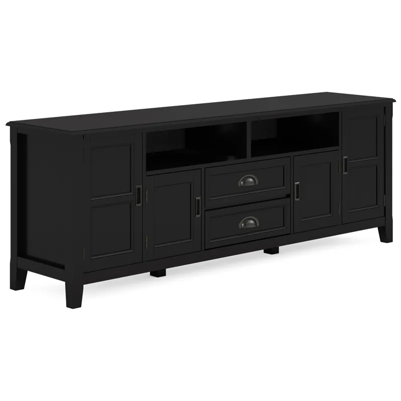 Burlington - 72\" TV Media Stand - Black