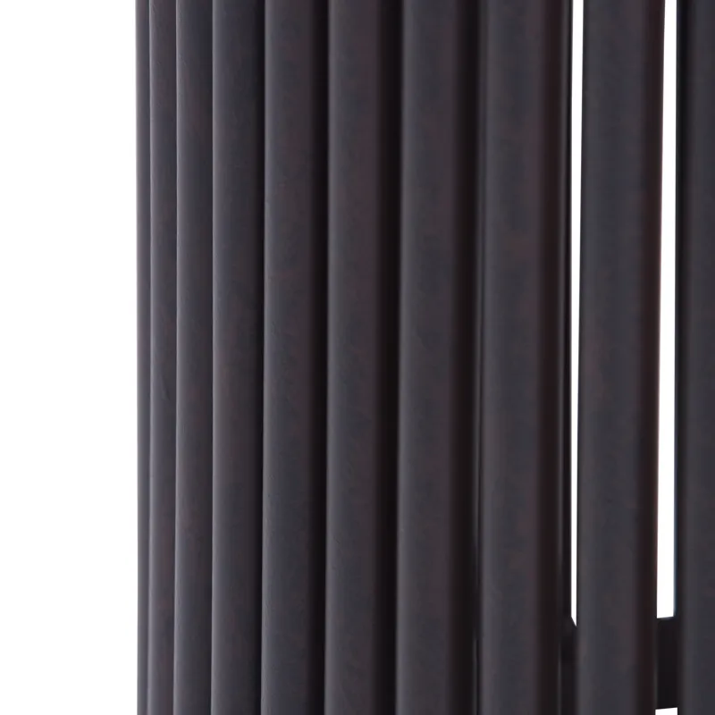 Demy - Metal and Wood Accent Table - Natural / Black