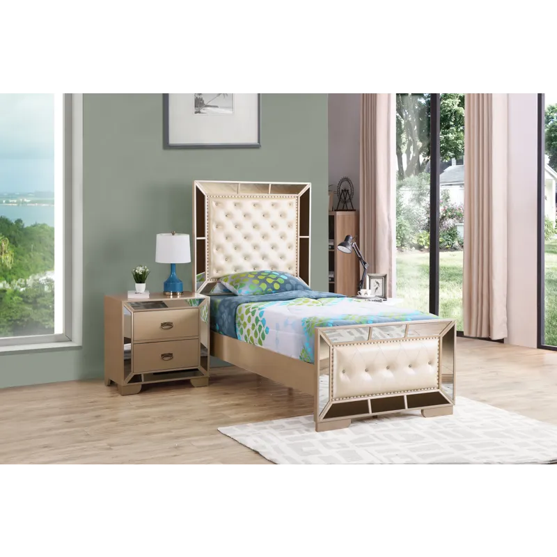 Hollywood Hills - G8100A-TB Twin  Bed - Pearl