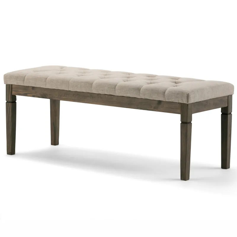 Waverly - Tufted Ottoman Bench - Natural