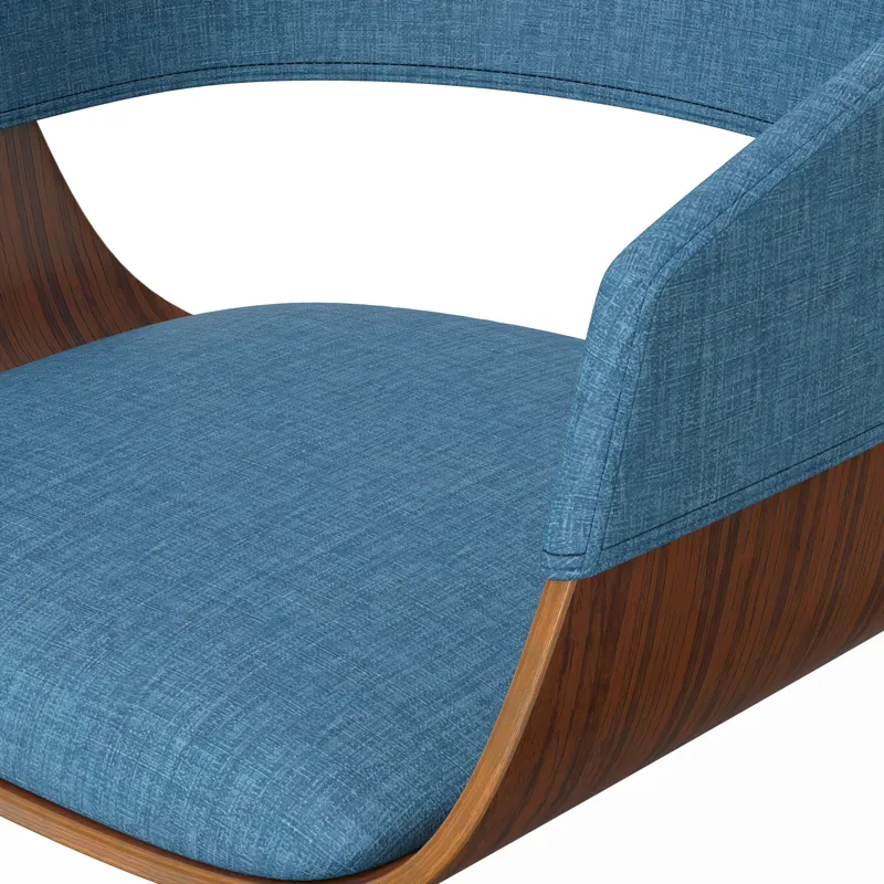 Lowell - Adjustable Swivel Bar Stool - Blue