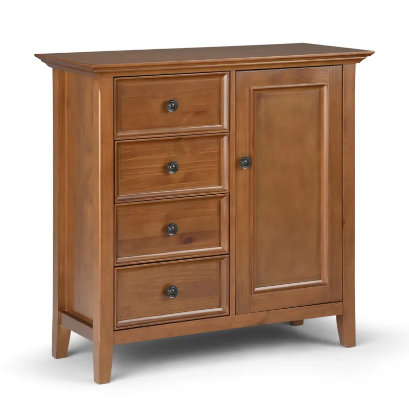 Amherst - Medium Storage Cabinet - Light Golden Brown