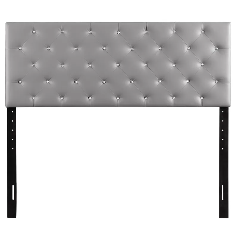 Super Nova - G0134-QHB Queen Bed Headboard - Light Gray