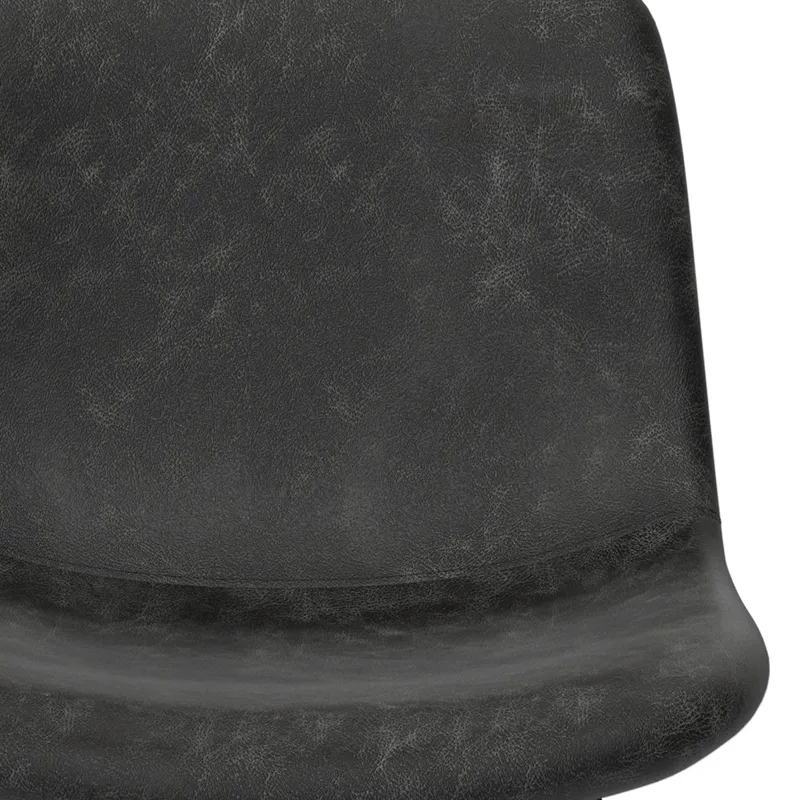 Jolie - Bar Stool (Set of 2) - Distressed Charcoal Grey