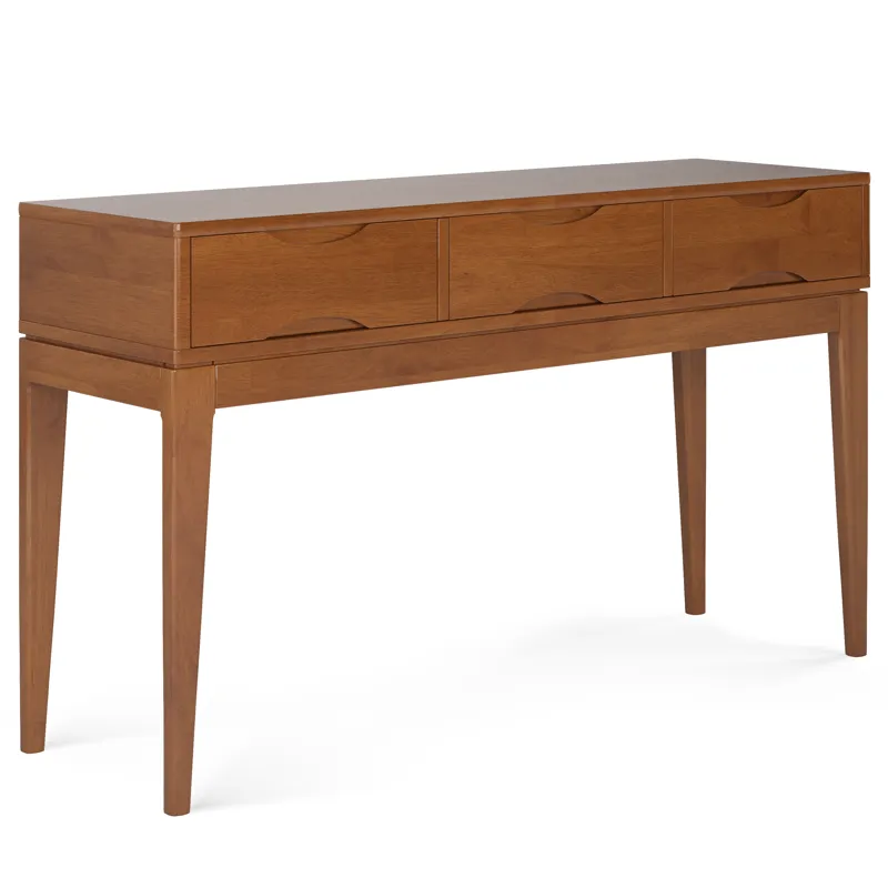 Harper - Console Sofa Table - Teak Brown