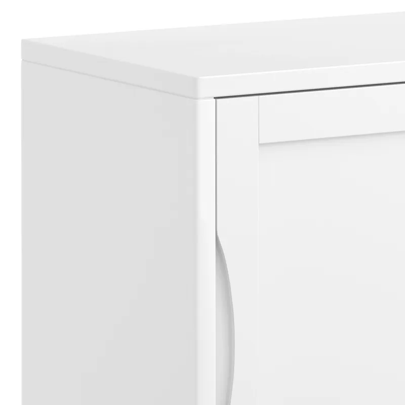 Harper - Low Storage Cabinet - White