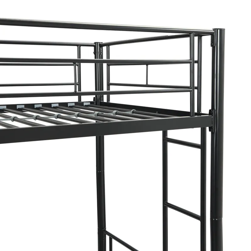 Bunk Bed With Trundle - Black
